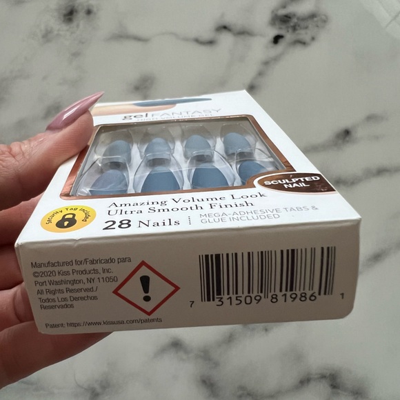 KISS Gel, Jelly, Glam & Jewel Fantasy, Press-On Nails, Long Length, 6 Boxes-New - Picture 5 of 14